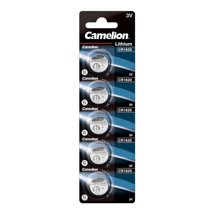 Батарейка CR 1620 Lithium * 5 Camelion (CR1620-BP5)