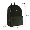 Рюкзак школьный GoPack Education Teens 140 хакі (GO25-140L-4) изображение 2