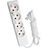 Сетевой удлинитель TECCO 3м 4 поста white (8681277842108)
