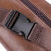 Сумка Vintage На пояс унисекс Коричневая (20457) изображение 5