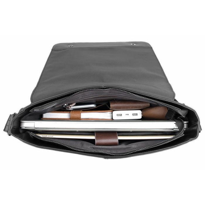 Сумка Vintage Чорна (20435) зображення 8