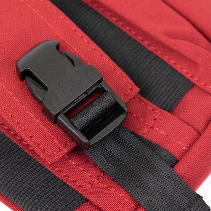 Сумка Vintage На пояс нейлон Красная (20647) изображение 7