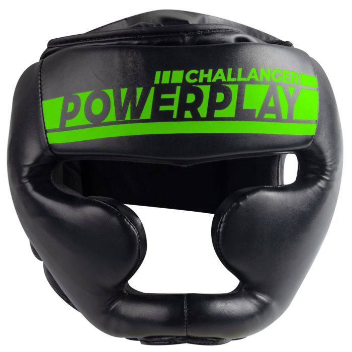Боксерский шлем PowerPlay 3048 Чорно-Зелений XL (PP_3048_XL_Bl/Green) изображение 4