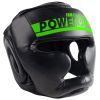 Боксерский шлем PowerPlay 3048 Чорно-Зелений XL (PP_3048_XL_Bl/Green)