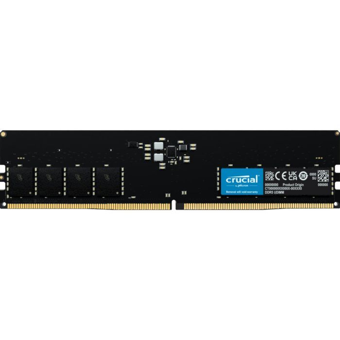 Модуль памяти для компьютера DDR5 8GB 4800 MHz Micron (CT8G48C40U5T)