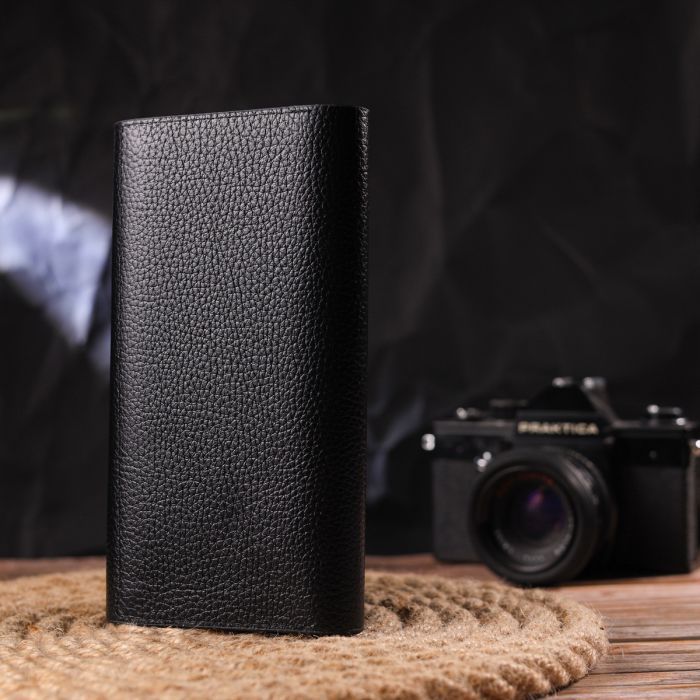 Гаманець Canpellini З натуральної шкіри Чорний (21662) зображення 9