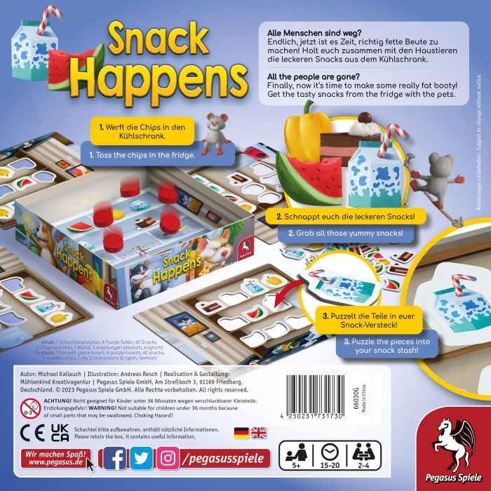 Настольная игра Pegasus Spiele Snack Happens (англ.) (PS218) изображение 7