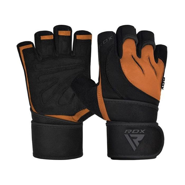 Перчатки для фитнеса RDX Micro Tan/Black Plus XL (WGM-L4TN-XL+)