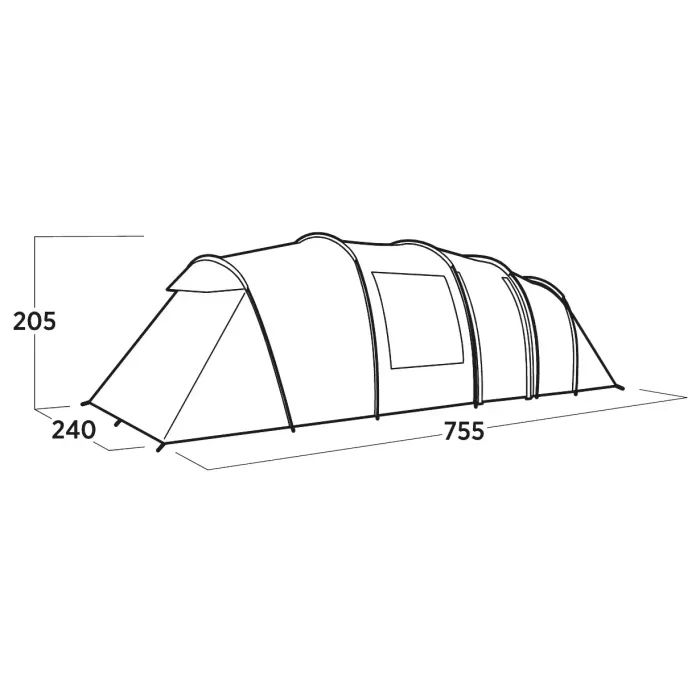 Палатка Easy Camp Leka Twin 8 (120493) (931555) изображение 5