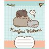 Зошит Yes Pusheen Weekend А5 12 аркушів клітинка (767607) зображення 4