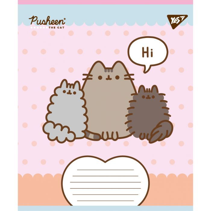 Зошит Yes Pusheen Weekend А5 12 аркушів клітинка (767607) зображення 6