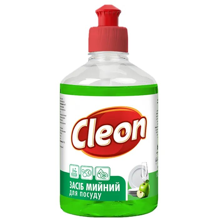 Средство для ручного мытья посуды Cleon Яблоко 500 мл (4820289450220)
