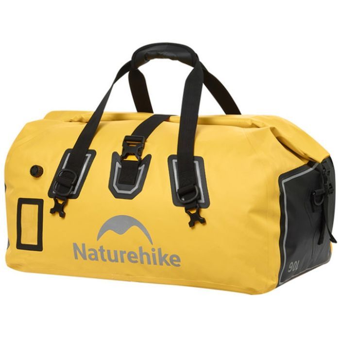 Сумка дорожная Naturehike Водонепроникна CNK2450XB015, 90 л, чорна (6975641883753)