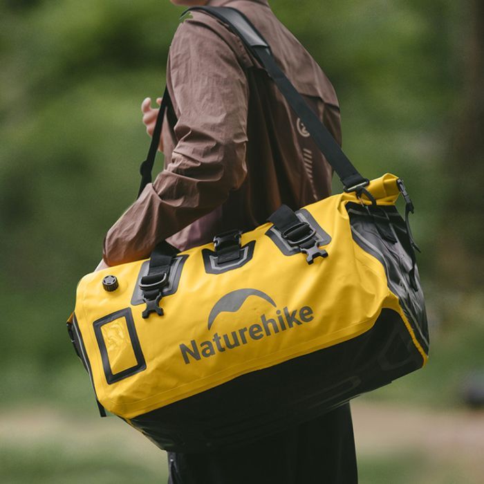 Сумка дорожная Naturehike Водонепроникна CNK2450XB015, 90 л, чорна (6975641883753) изображение 6