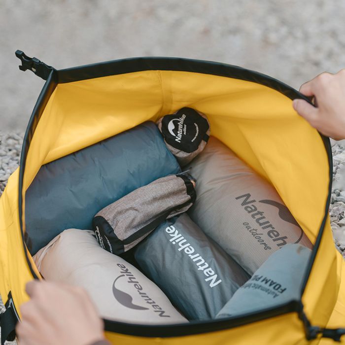 Сумка дорожная Naturehike Водонепроникна CNK2450XB015, 90 л, чорна (6975641883753) изображение 8