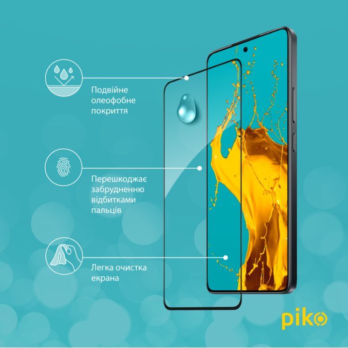 Скло захисне Piko Full Glue Xiaomi 14T Black (1283126603389) зображення 4