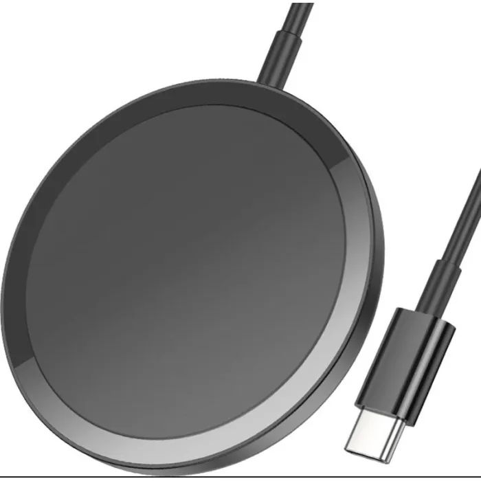 Зарядное устройство HOCO HOCO CW52 Enjoy magnetic wireless fast charging Black (6942007611367) изображение 2