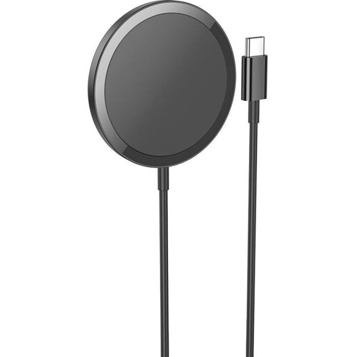 Зарядное устройство HOCO HOCO CW52 Enjoy magnetic wireless fast charging Black (6942007611367) изображение 3