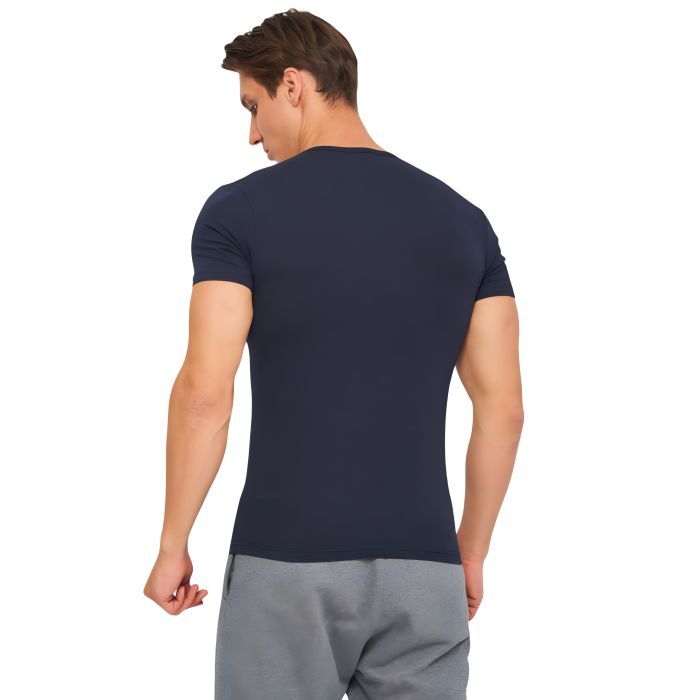 Футболка Kappa T-shirt Mezza Manica Girocollo K1304 BluNavy темно-синій XXL (8052394813843) зображення 2