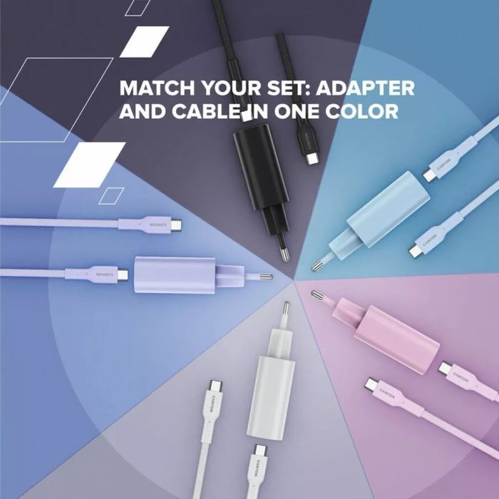 Зарядний пристрій Canyon 30CL OnCharge USB-C PD30W Purple (CNE-CHA30CLPU) зображення 9