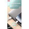 Дата кабель USB-C to USB-C 1.0m 60W braided XO (NBQ236B_White) изображение 6