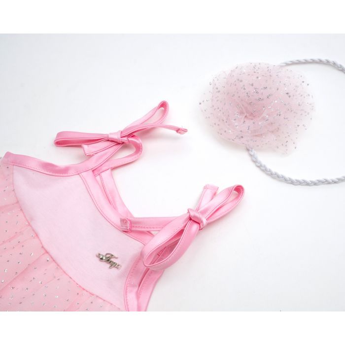 Боди детское Tongs праздничное (4101-62G-pink) изображение 3