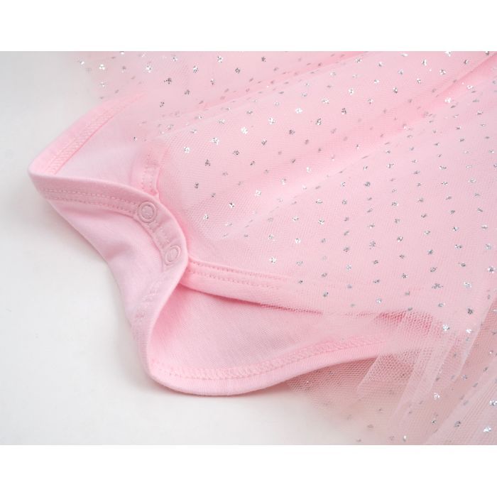 Боди детское Tongs праздничное (4101-62G-pink) изображение 4