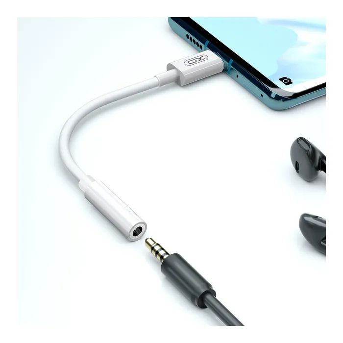 Перехідник USB-C to 3.5mm M XO (NB-R161.white) зображення 4