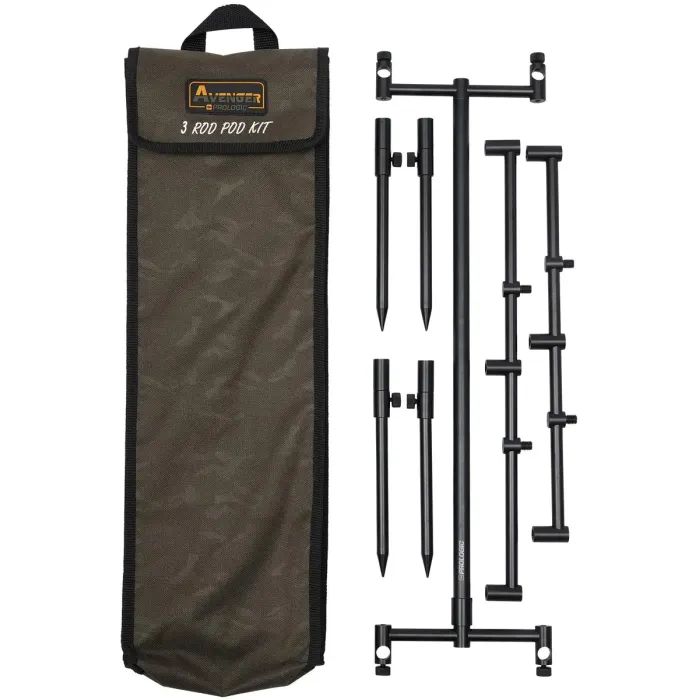 Подставка для удилища Prologic Avenger Rod Pod Kits & Carrycase 3 rod (1846.15.95) изображение 2