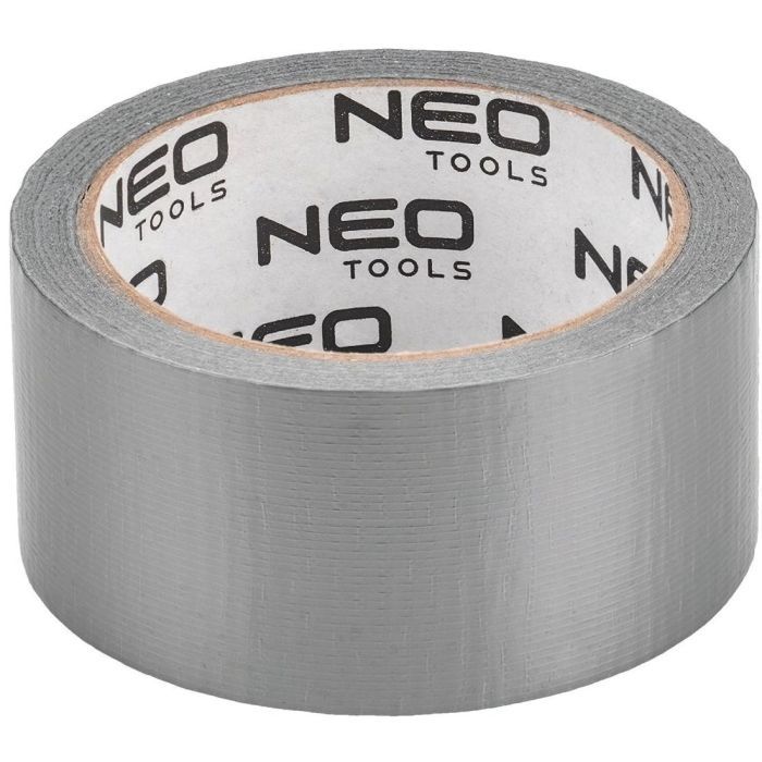 Скотч Neo Tools 20м, 48х0.11мм, армована, сірий (56-040)