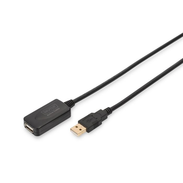 Дата кабель USB 2.0 AM/AF 20.0 m active Digitus (DA-73102)
