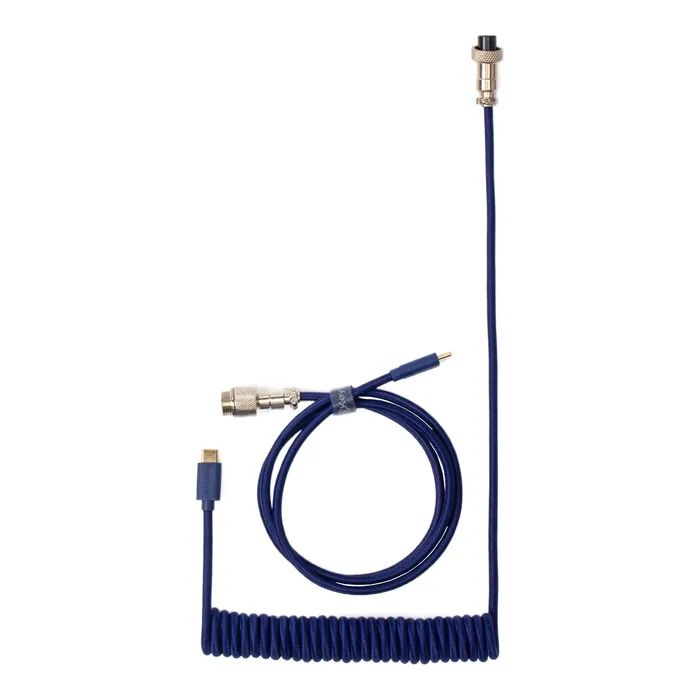 Дата кабель USB 2.0 AM to USB-C 1.36m Coiled grey Keychron (CABG_KEYCHRON) зображення 2