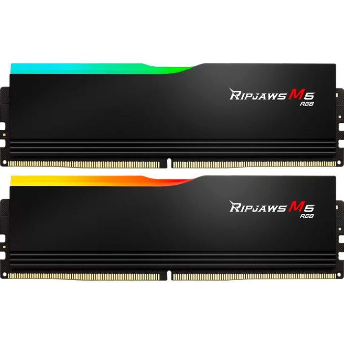 Модуль пам'яті для комп'ютера DDR5 32GB (2x16GB) 6000 MHz Ripjaws M5 RGB Black G.Skill (F5-6000J3636F16GX2-RM5RK) зображення 2