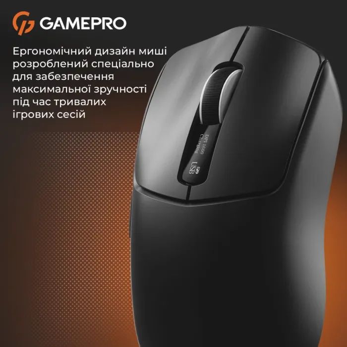 Мышка GamePro Genesis Ranker Wireless/Bluetooth/USB White (GM012W) изображение 9