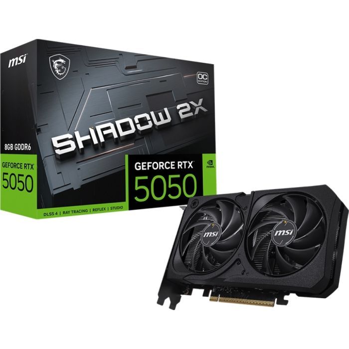 Відеокарта MSI GeForce RTX5050 8Gb SHADOW 2X OC (RTX 5050 8G SHADOW 2X OC) зображення 5