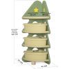 Детский стеллаж Mealux угловой для книг и игрушек Yoda (KD-E032 Green) изображение 2