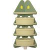 Детский стеллаж Mealux угловой для книг и игрушек Yoda (KD-E032 Green)