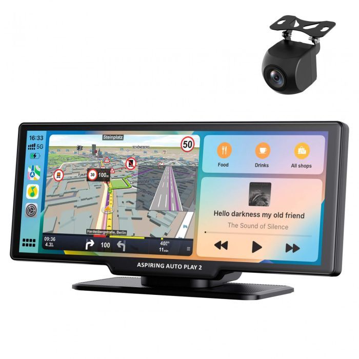 Автомобільний монітор Aspiring Auto Play 2, Magnet, CarPlay, Android auto зображення 3