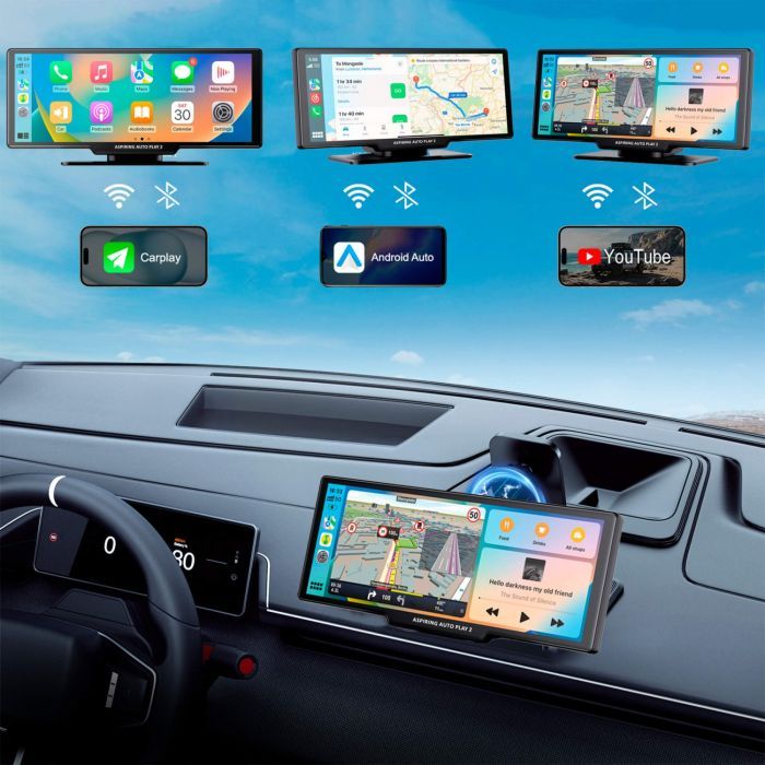 Автомобільний монітор Aspiring Auto Play 2, Magnet, CarPlay, Android auto зображення 8