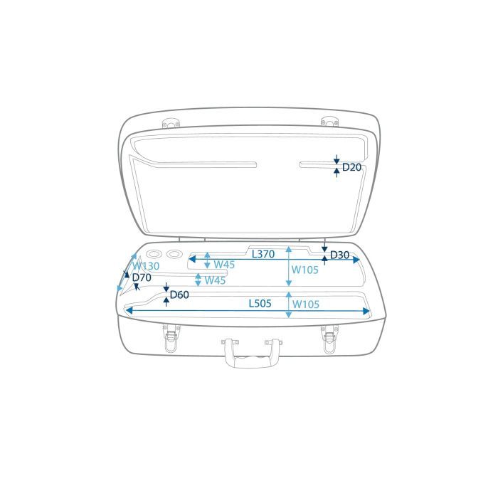 Кейс для духових інструментів RockCase Standard Line Trumpet ABS Case (RC ABS26030) зображення 4