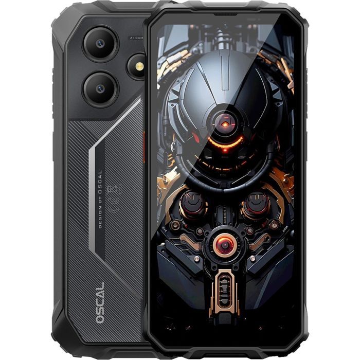 Мобильный телефон Oscal Marine 2 8/256GB Black