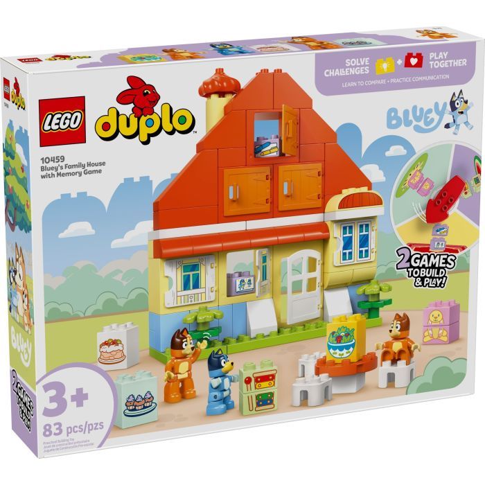 Конструктор LEGO DUPLO Bluey Семейный дом Блуи с игрой на запоминание (10459) изображение 6