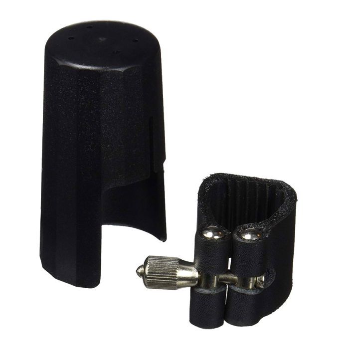 Лигатура для саксофонов J.Michael Leather Clamp and Cap for Alto Sax (D-03)
