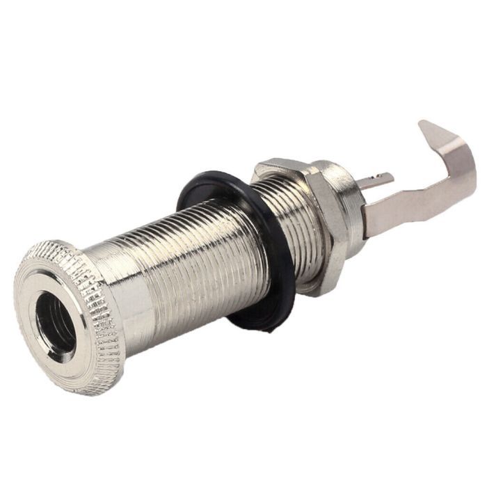 Выходной разъем для гитары Paxphil Cylinder Flush Mount Jack (Chrome) (LJ-20/2P CR)
