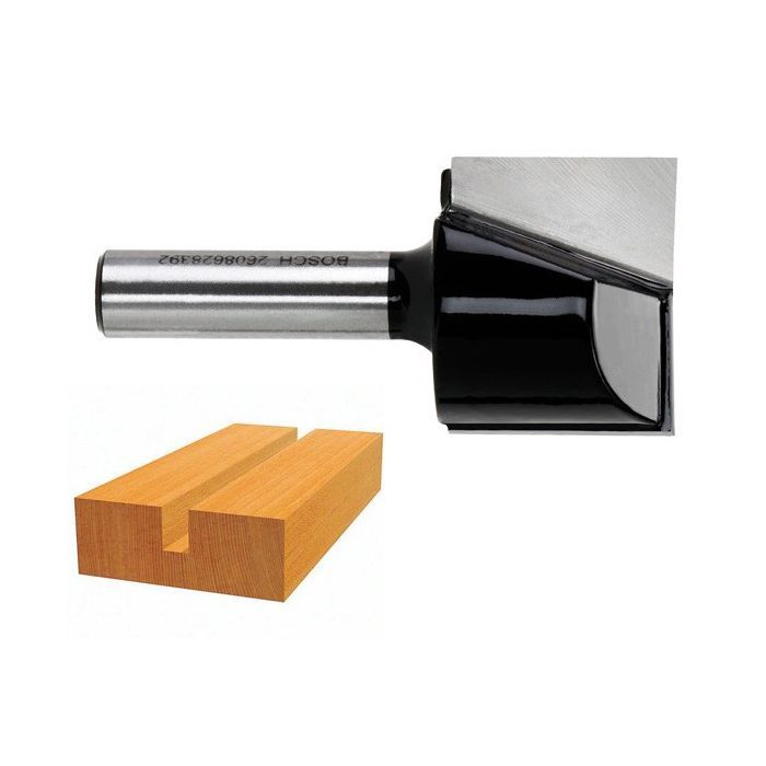 Фреза Bosch Professional пазова, Std, S8, D10, L20 (2.608.628.383) зображення 4