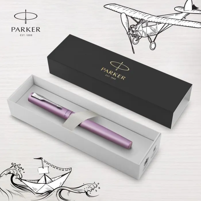 Ручка перьевая Parker VECTOR 17 XL Metallic Lilac CT  FP M (06 412) изображение 4
