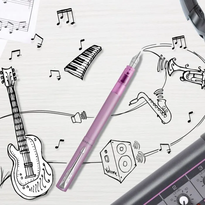 Ручка перьевая Parker VECTOR 17 XL Metallic Lilac CT  FP M (06 412) изображение 6