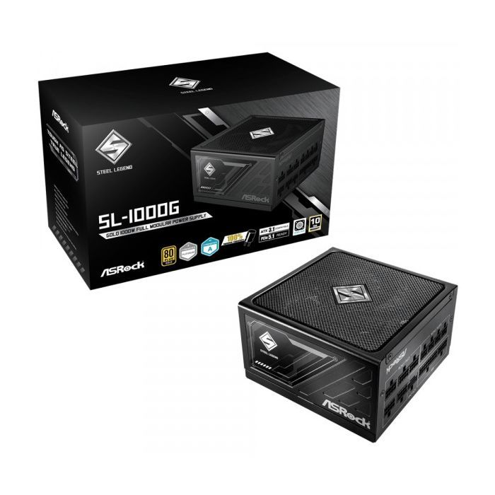 Блок питания ASRock 1000W SteelLegend (SL-1000G) изображение 5