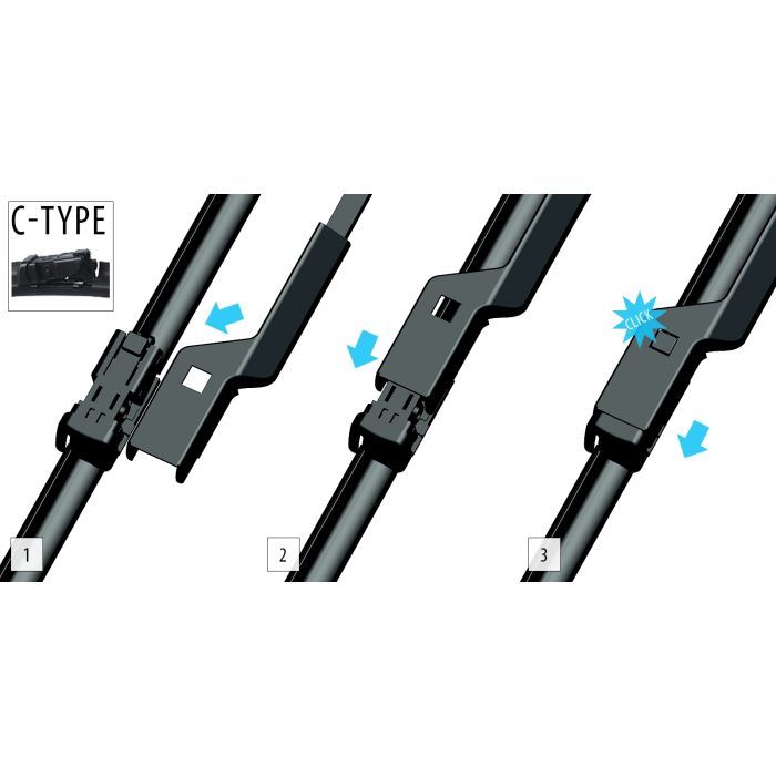 Щетка стеклоочистителя OXIMO 750+650 мм (WCP250350) изображение 4