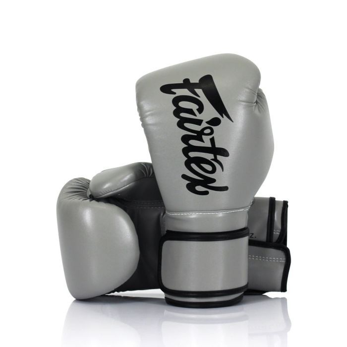 Боксерские перчатки Fairtex BGV14 Grey 12 унцій (бинти в комплекті) (BGV14_12oz_Grey) изображение 2